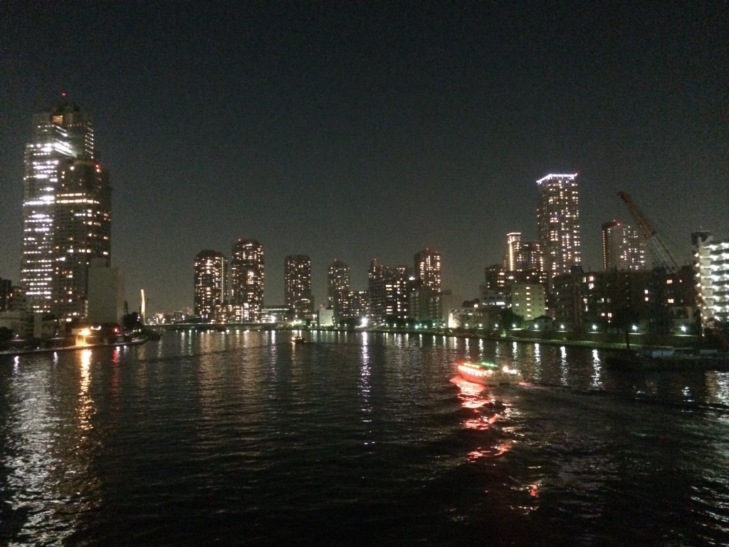 Tokyo evening bike tour