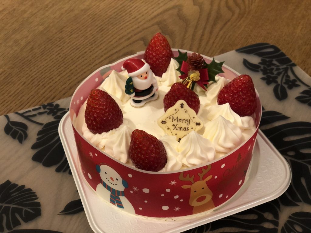 Christmas cake Soshi's Tokyo Bike Tour